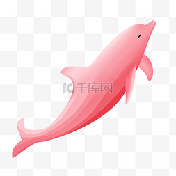 粉色口罩包装图片_粉色海豚生物