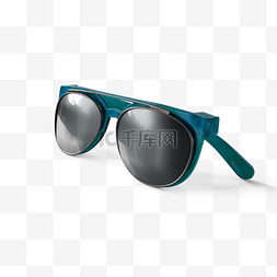 时尚立体太阳眼镜3d元素