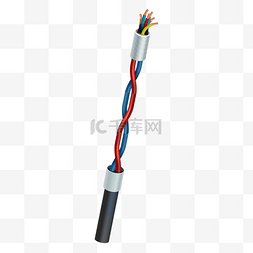 电线电缆手绘图片_电线电缆