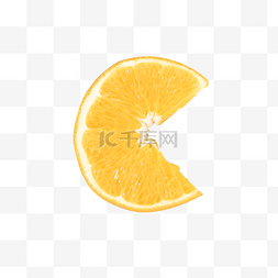 黄色的橙子图片_黄色创意橙子水果