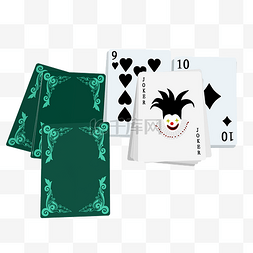 小丑扑克纸牌