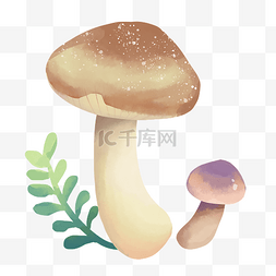 夏天儿童插画图片_儿童插画蘑菇