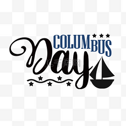 哥伦比亚图片_卡通手绘哥伦布航海字体