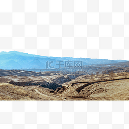 内蒙古山峦沟壑景观