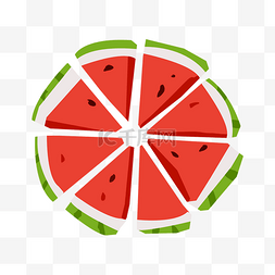 西瓜拼盘水果