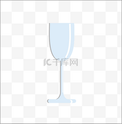 透明红酒酒杯图片_透明的高脚杯