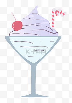 美味的冰淇淋美食图片_美味的小吃冰淇淋插画