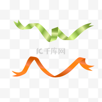 节日礼花丝带