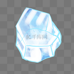 一块立体冰块插图
