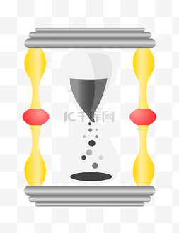 白色沙漏漏斗