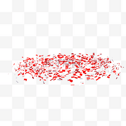碎裂的红辣椒图片_碎裂红色纸片碎纸屑