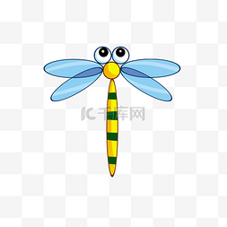 卡通昆虫蜻蜓图片_动物昆虫蜻蜓