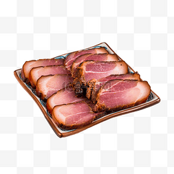 腊肉图片_切片腊肉猪肉
