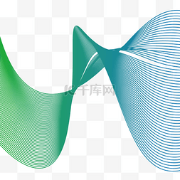 动感炫彩科技图片_波浪线条曲线抽象