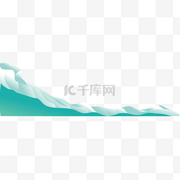 海浪矢量图