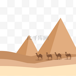 沙漠骆驼荒漠化
