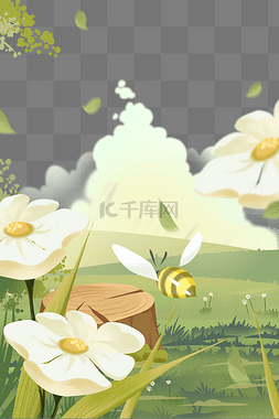 惊蛰图片图片_惊蛰节气春季植物花草花蜜蜂
