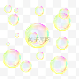 bubble图片_bubble黄色的透明气泡