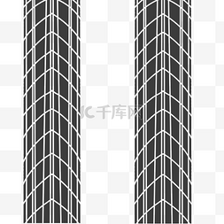 车辙印图片_车轮印车辙印