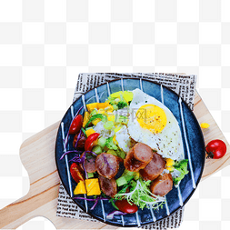 鸡蛋番茄图片_蔬菜沙拉食物