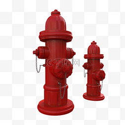 红色消防安全水阀