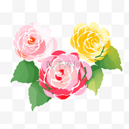 心形玫瑰花装饰