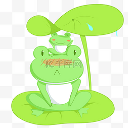 绿色青蛙装饰