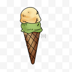 夏季夏日可爱甜筒冰棒夏季