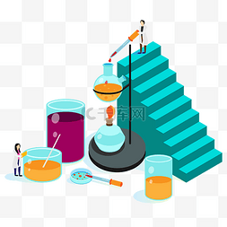 科技OM图片_科学实验化学烧杯研究室