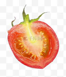 半块小西红柿水果