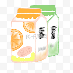 瓶装新鲜橙汁