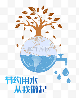 珍惜用水图片_世界节水日