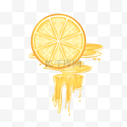 黄色果汁液体图片_黄色橙子果汁