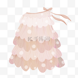 夏季衣物粉色半身裙
