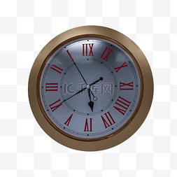挂钟金色时间计时装饰钟表电子产