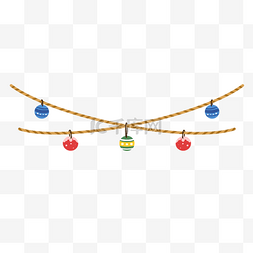 圣诞礼物绳子