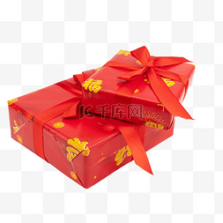 新年礼物盒年货大红福字盒子