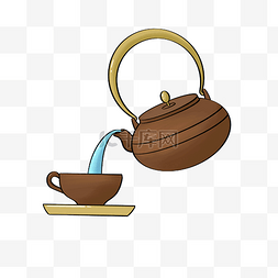 茶壶茶具棕色
