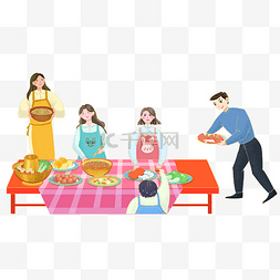 团圆饭图片_新年春节牛年2021团圆聚餐