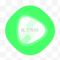 视频播放icon图片_绿色视频播放器图标免抠图