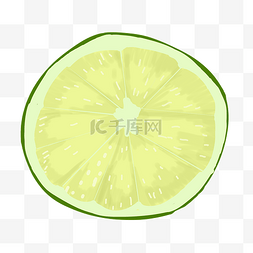 绿色柠檬片图片_ 绿色柠檬 
