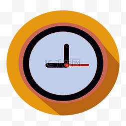 时间刻度线图片_时钟图标彩色