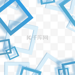 蓝色方块科技图片_科技方块