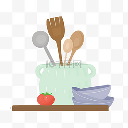 勺子和碗厨具