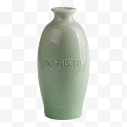 浅绿色瓶子图片_浅绿色釉面花瓶
