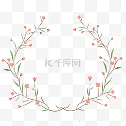 红色花朵免费下载图片_花朵边框装饰素材图免费下载免扣