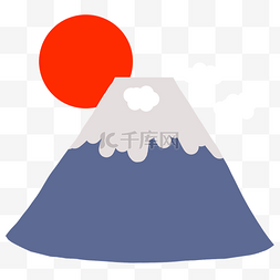创意山体图片_美丽的日本富士山