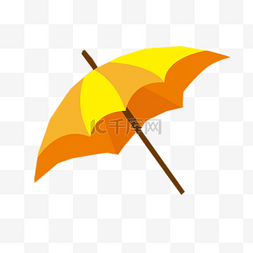 黄色的雨伞