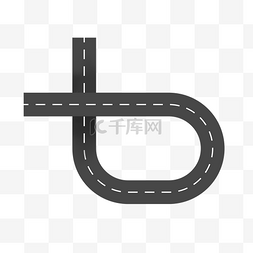 春季简约图片_黑色柏油马路公路