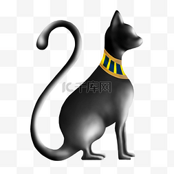黑色埃及猫咪